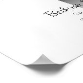 Poster Arbre d'empreintes digitales 12"x16" (Coin)