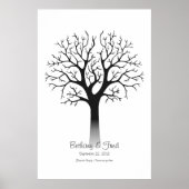Poster Arbre d'empreintes digitales 24"x36" (Devant)