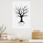 Poster Arbre d'empreintes digitales C - 61x91 cm (Cuisine)