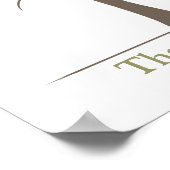 Poster Arbre d'empreintes digitales de la famille (Coin)