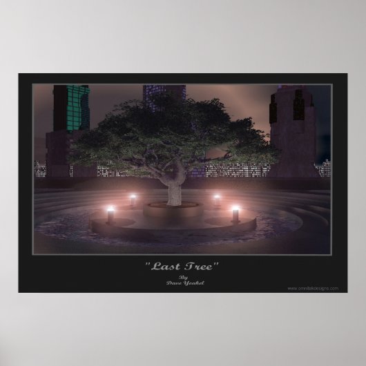 Poster Arbre dernier (Devant)