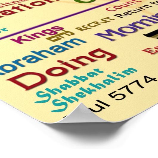 Poster Arbre des correspondances ~ Taille géante (Coin)