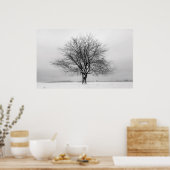 Poster arbre d'hiver (Cuisine)