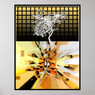 Poster Arbre d'or