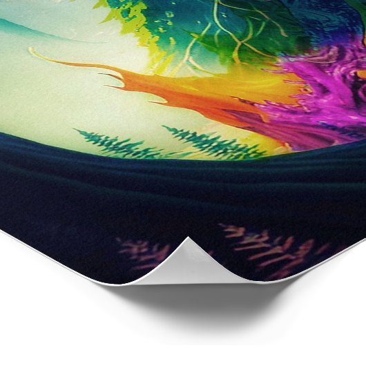 Poster Arbre dragon (Coin)