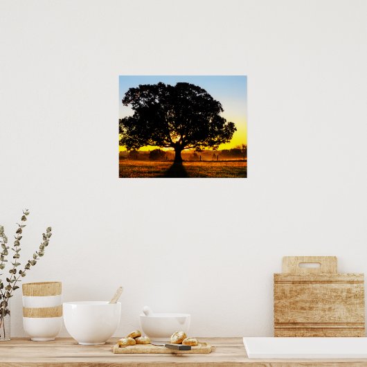 Poster Arbre du matin (Cuisine)