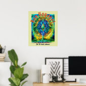 Poster Arbre du monde bon voyage (Bureau à domicile)