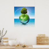 Poster Arbre du monde - concept écologique (Cuisine)