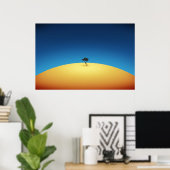 Poster Arbre du Ténéré (pas de texte) (Bureau à domicile)