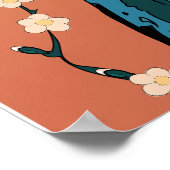 Poster Arbre en fleurs chinois (Coin)