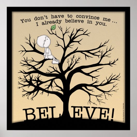 Poster Arbre en floraison (Devant)