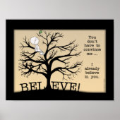 Poster Arbre en floraison (Devant)