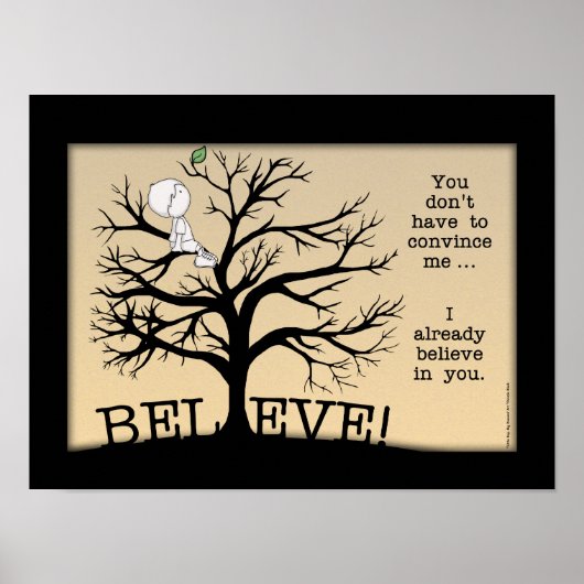 Poster Arbre en floraison (Devant)