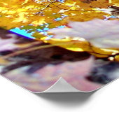 Poster Arbre Érable Feuillage d'automne (Coin)