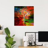 Poster Arbre étoile (Bureau à domicile)