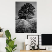 Poster Arbre façonné par le vent (Bureau à domicile)