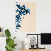 Poster Arbre Feuille Nature Poster minimaliste (Bureau à domicile)