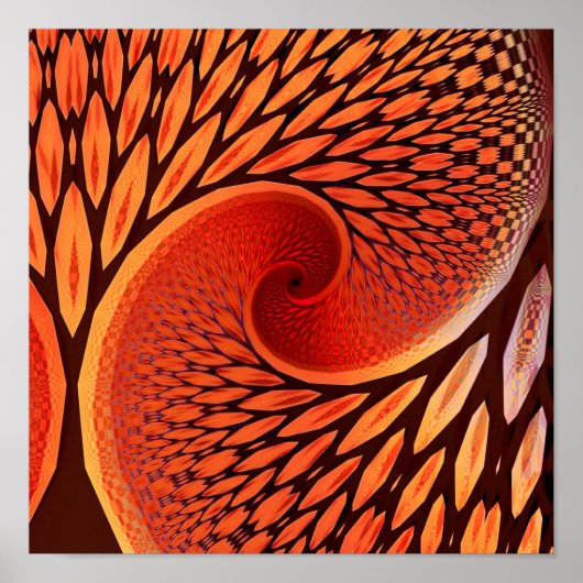 Poster Arbre fractal (Devant)