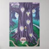 Poster Arbre géant en Améthyste (Devant)