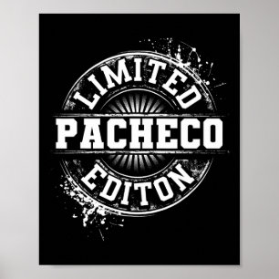 Poster Arbre généalogique de la famille Pacheco drôle Ann