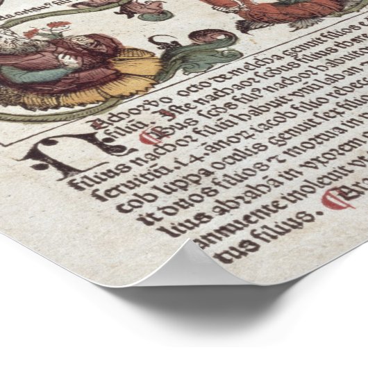 Poster Arbre généalogique de Laban (Coin)