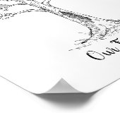 Poster Arbre généalogique empreintes de doigts avec affic (Coin)