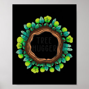 Poster Arbre Hugger Nature Protection De l'environnement