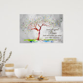 Poster *~* Arbre Imaginaire AP81 Ethereal Bokeh Citation (Cuisine)