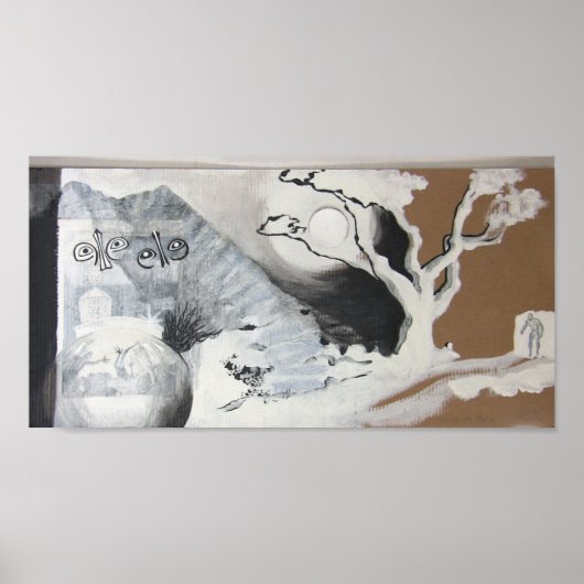 Poster Arbre long Leer (Devant)