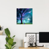 Poster Arbre lumineux (Bureau à domicile)