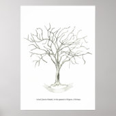 Poster Arbre mariage (Devant)