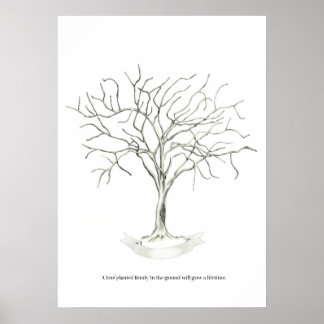 Poster Arbre mariage