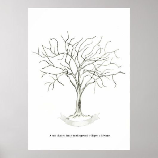Poster Arbre mariage (Devant)