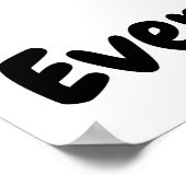 Poster Arbre minimaliste motivationnel Abstrait (Coin)