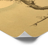 Poster Arbre murale japonaise vintage (Coin)