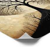 Poster Arbre mystique magique (Coin)