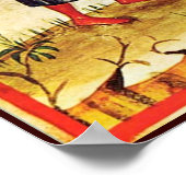 POSTER ARBRE POMÉGRANÉ ANTIQUE (Coin)