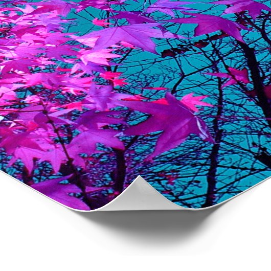 Poster Arbre pourpre XI (Coin)