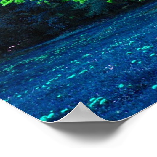 Poster Arbre psychédélique (Coin)