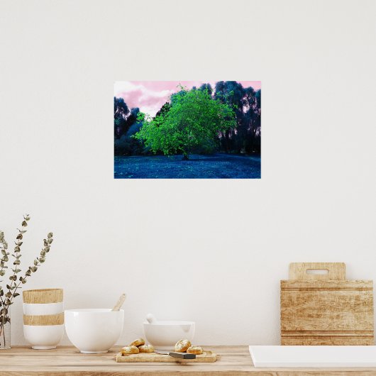 Poster Arbre psychédélique (Cuisine)