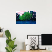 Poster Arbre psychédélique (Bureau à domicile)