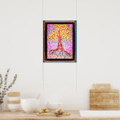 Poster Arbre puissant et coloré (Cuisine)