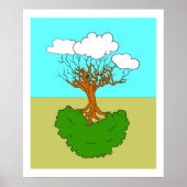 Poster arbre renversé (Devant)