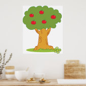 Poster Arbre rouge (Cuisine)