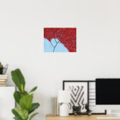 Poster Arbre Rouge (Bureau à domicile)