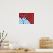 Poster Arbre Rouge (Cuisine)