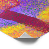 Poster Arbre rouge Imaginaire sur l'affiche de Jupiter (Coin)