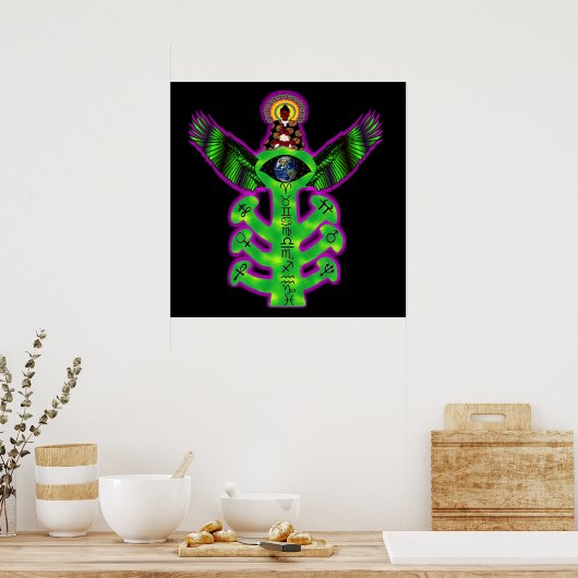 Poster Arbre sacré de la connaissance (Cuisine)