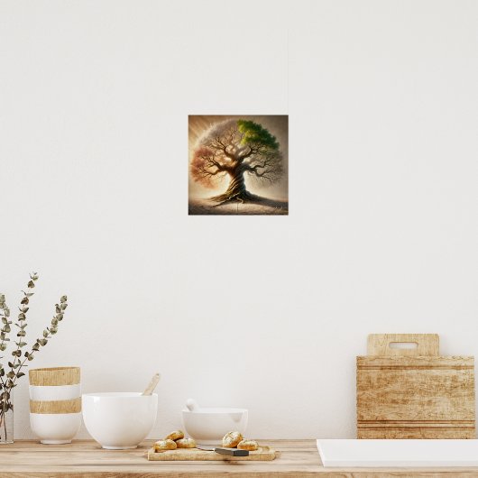 Poster Arbre saisonnier (Cuisine)