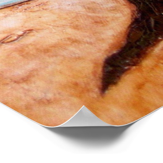 Poster Arbre, Soleil et Lune (Coin)